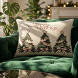 Christmas Tree Lumbar Pillow, 100% Polyester Cover with Double-Sided Print