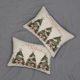 Christmas Tree Lumbar Pillow, 100% Polyester Cover with Double-Sided Print