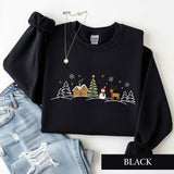 Navy Line Village | Cozy Sweater