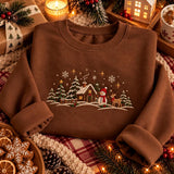 Green Village Snowman | Cozy Sweater