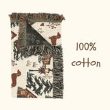 Cosy Christmas Sausage Dog Blanket – Snowy Village