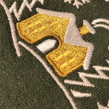 Olive Gold Stars | Cozy Sweater