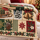 Cosy Christmas Snowman Blanket – Gingerbread and Reindeer