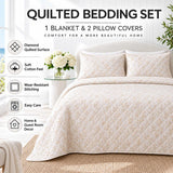 Sleigh Stag Emerald | Quilted Bedding Set