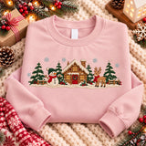 Brown Cottage Snowman | Cozy Sweater