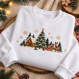 Chocolate Sleigh Scene | Cozy Sweater