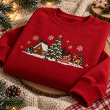 Chocolate Sleigh Scene | Cozy Sweater