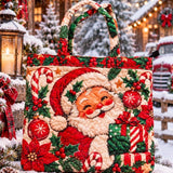 Jolly Santa Face | Handcrafted Bag