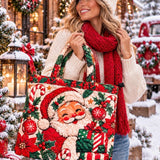 Jolly Santa Face | Handcrafted Bag