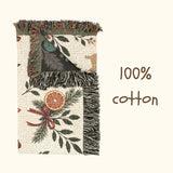 Cosy Christmas Beagle Blanket – Woven Dog Throw