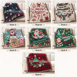 Cosy Christmas Woven Blanket – Santa and Snowman, 7 Designs