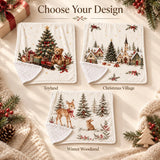 Cosy Storybook Christmas Blanket – Add a Name