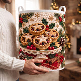 Mince Pies & Cinnamon | Quilted Laundry Basket
