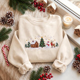 Mahogany Snowman Cabin | Cozy Sweater