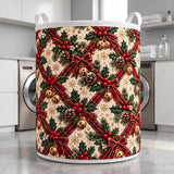 Tartan Ribbon Lattice | Quilted Laundry Basket