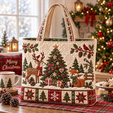 Woodland Christmas Tree | Handcrafted Bag