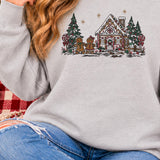 Gray Gingerbread House | Cozy Sweater