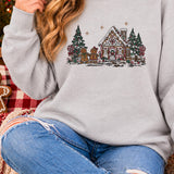 Gray Gingerbread House | Cozy Sweater
