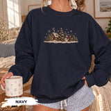 Chocolate Village Panorama | Cozy Sweater