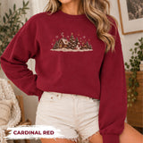 Chocolate Village Panorama | Cozy Sweater