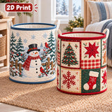 Nordic Star Patchwork | Quilted Laundry Basket