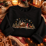 Green Village Snowman | Cozy Sweater