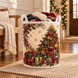 Tree, Gifts & Wreath Frame | Quilted Laundry Basket