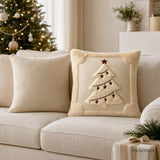 Christmas Pillow Cover, Santa Pillow Cover, Snowman Pillow, Reindeer Pillow, 18x18 Pillow Cover