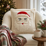 Christmas Pillow Cover, Santa Pillow Cover, Snowman Pillow, Reindeer Pillow, 18x18 Pillow Cover