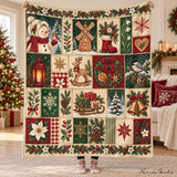 Cosy Christmas Snowman Blanket – Gingerbread and Reindeer