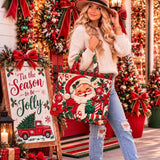 Jolly Santa Face | Handcrafted Bag