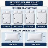 Cardinal Holly Wreath | Quilted Bedding Set