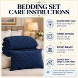 Cardinal Holly Wreath | Quilted Bedding Set