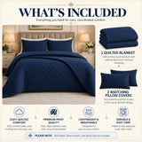 Cardinal Holly Wreath | Quilted Bedding Set