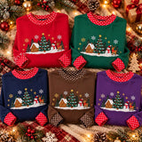 Brown Polka Cuffs | Cozy Sweater